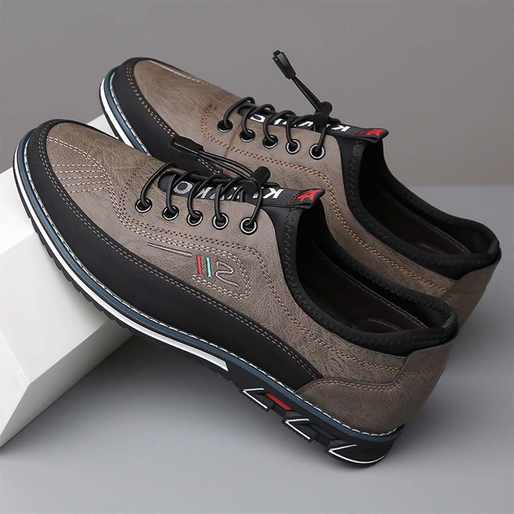 Classic fashion men's leather casual shoes