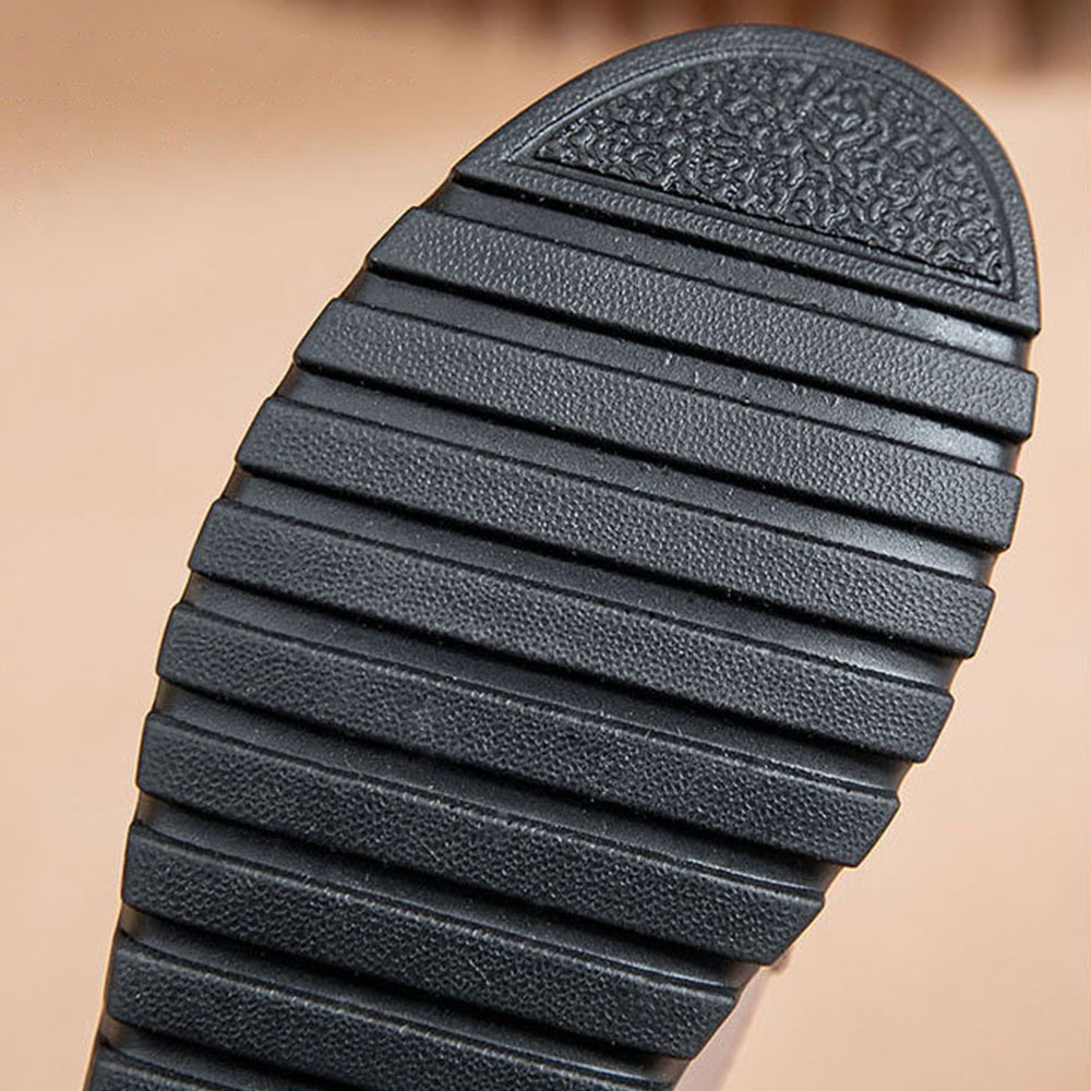 Spring and Autumn Women's Slip-On Leather Flat Loafers