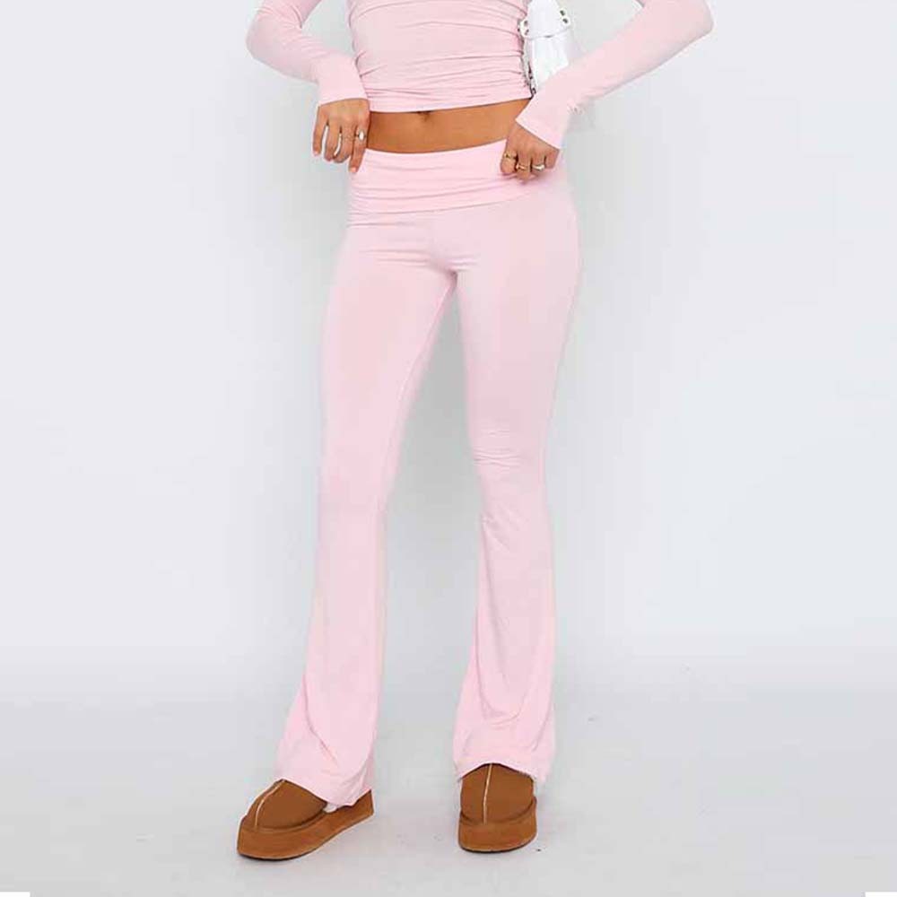 Stylish and Comfortable Women's Slim Fit Low Waist Flare Pants