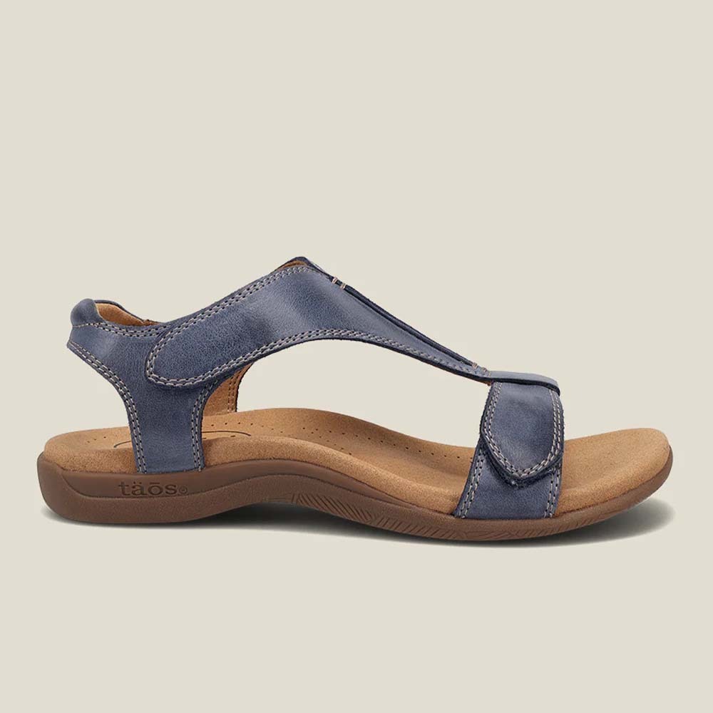 Hojanaranja Nuevas sandalias de cuña con velcro retro de verano.