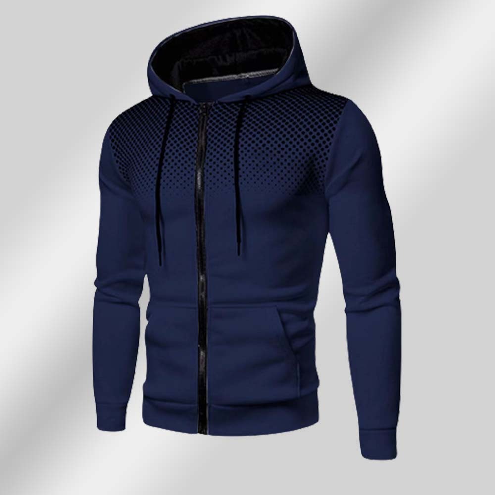 Olivoslindo Sudadera deportiva informal con capucha para hombre