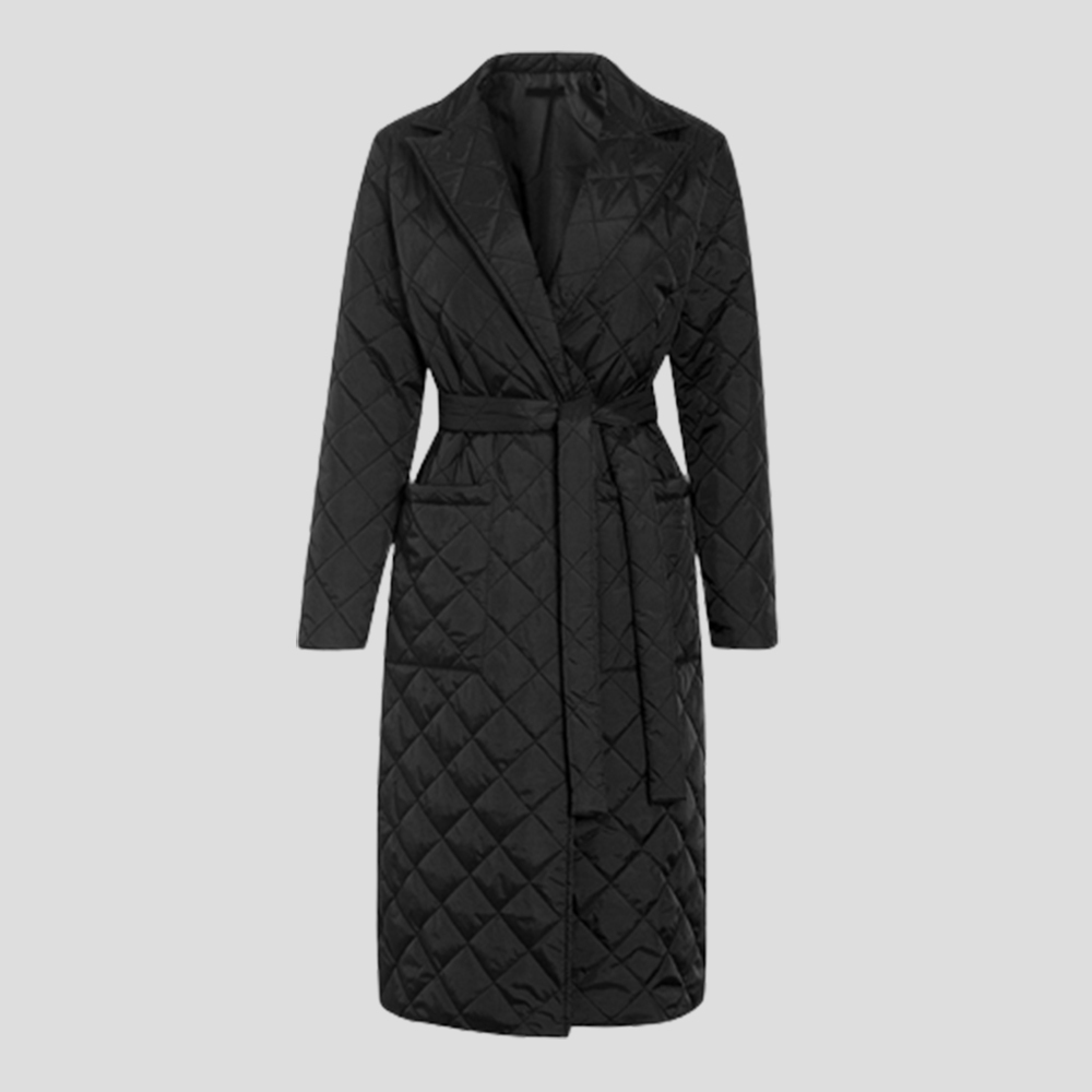 New winter women's over-the-knee mid-length cotton jacket