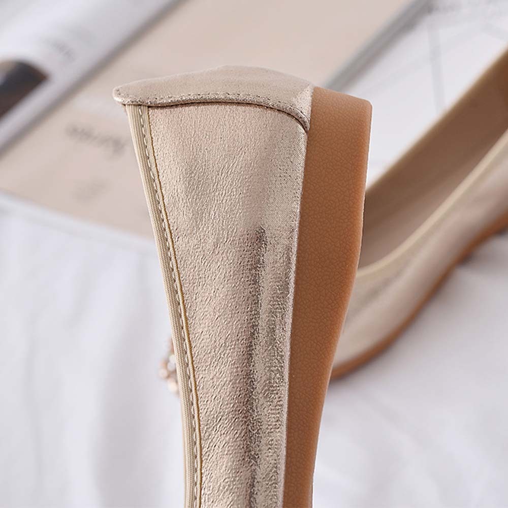 Pisos de diamantes de imitación de moda para mujer