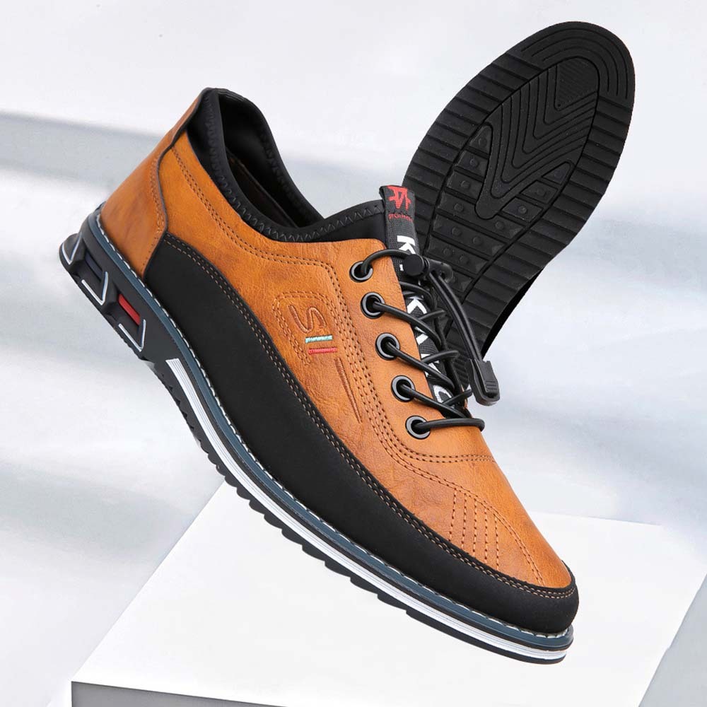 Classic fashion men's leather casual shoes