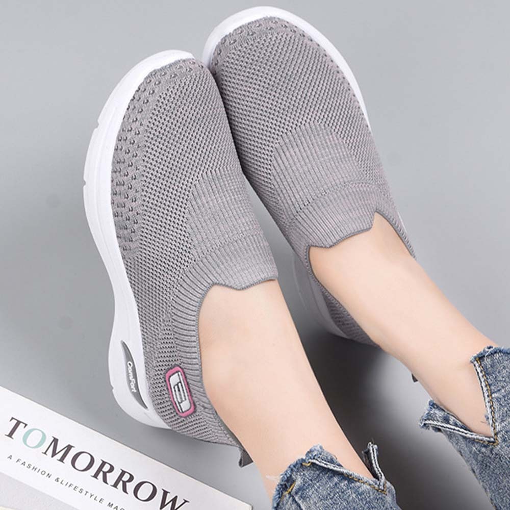 Zapatillas de deporte de suela suave para mujer transpirables de moda