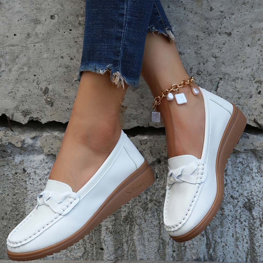 Zapatos casuales planos sin cordones de primavera 2024