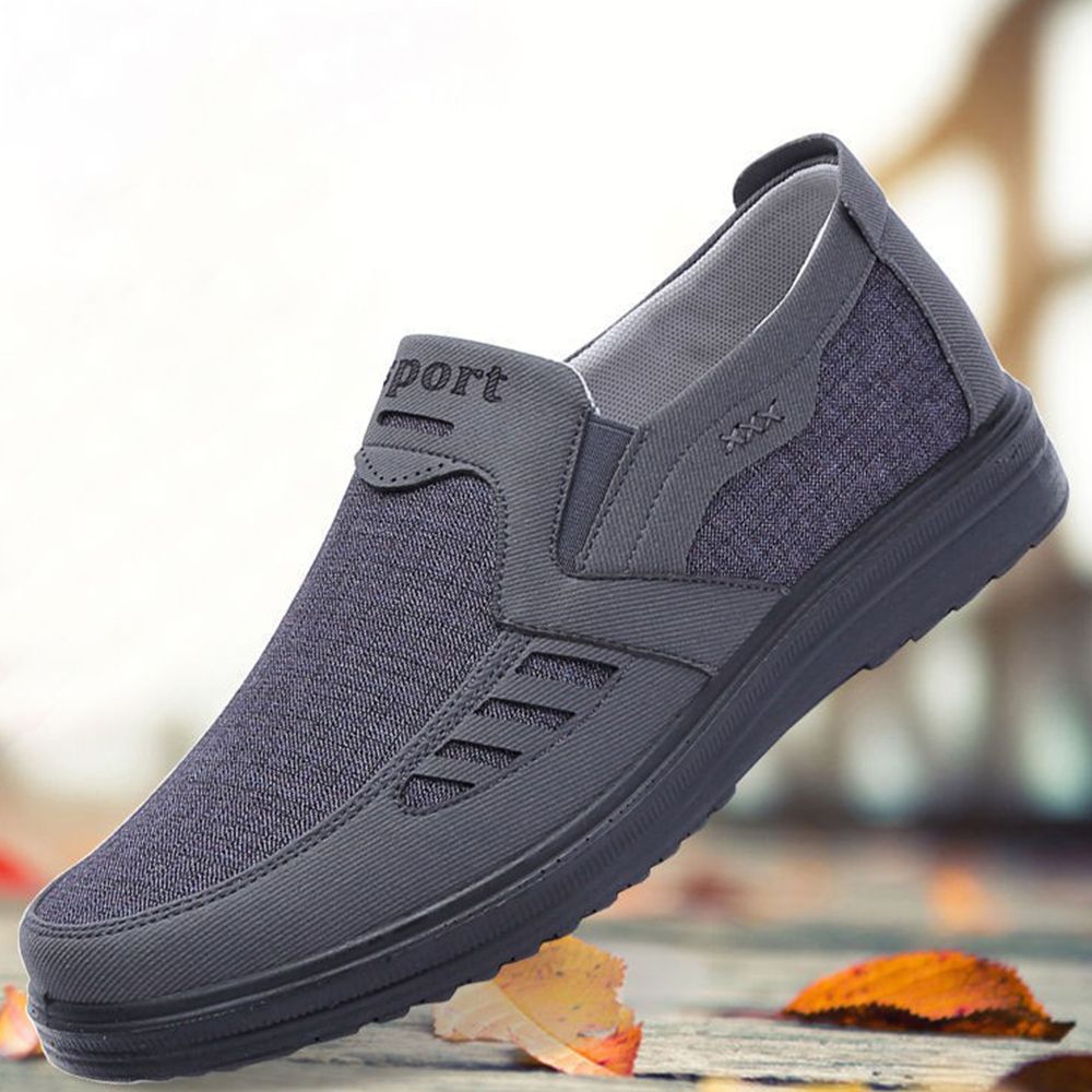 Olivoslindo Mocasines transpirables de moda para hombre, zapatos sin cordones