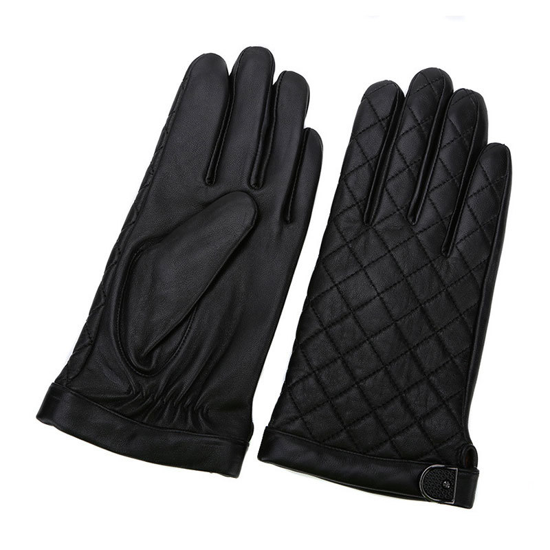 Guantes de PU de rombos cálidos simples