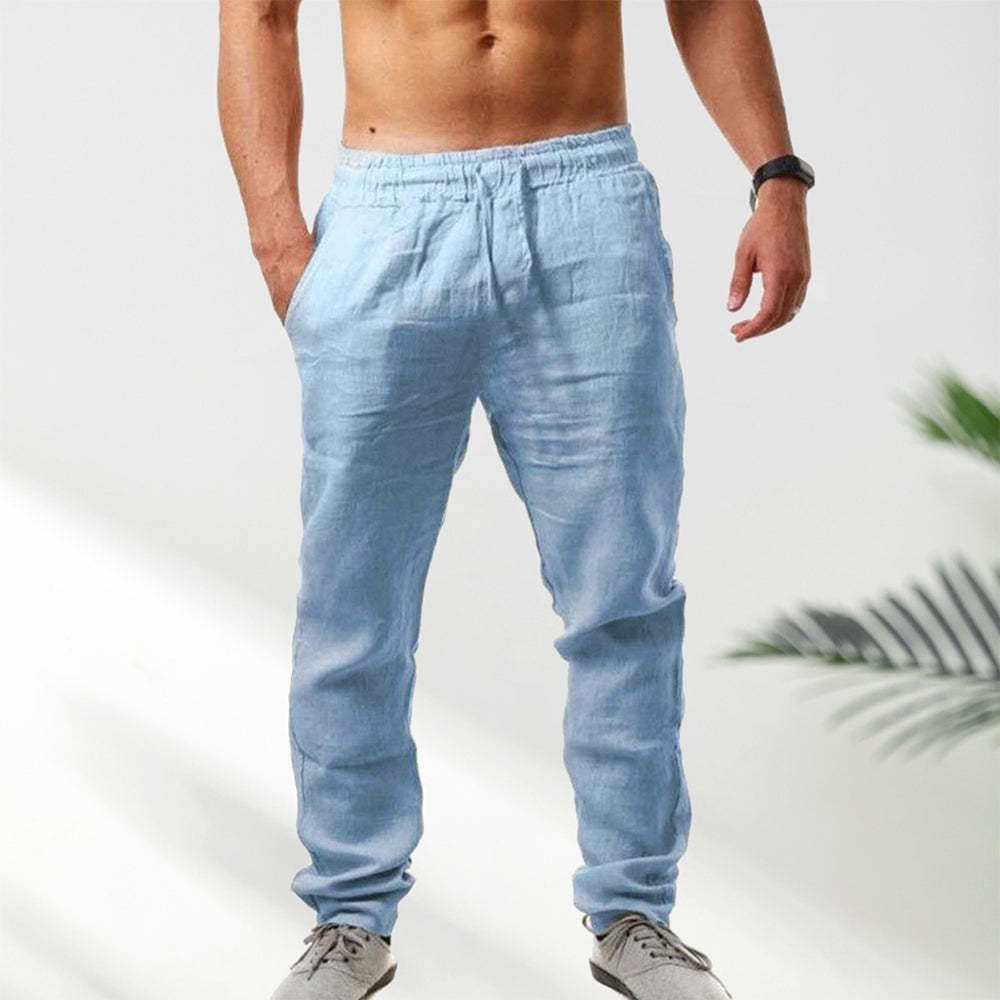 Olivoslindo Pantalón recto holgado hombre