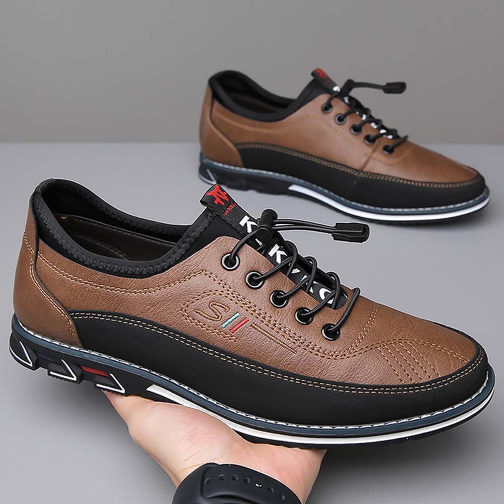 Classic fashion men's leather casual shoes