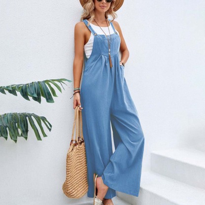 Olivoslindo Nuevos monos casuales de mujer de color sólido a la moda