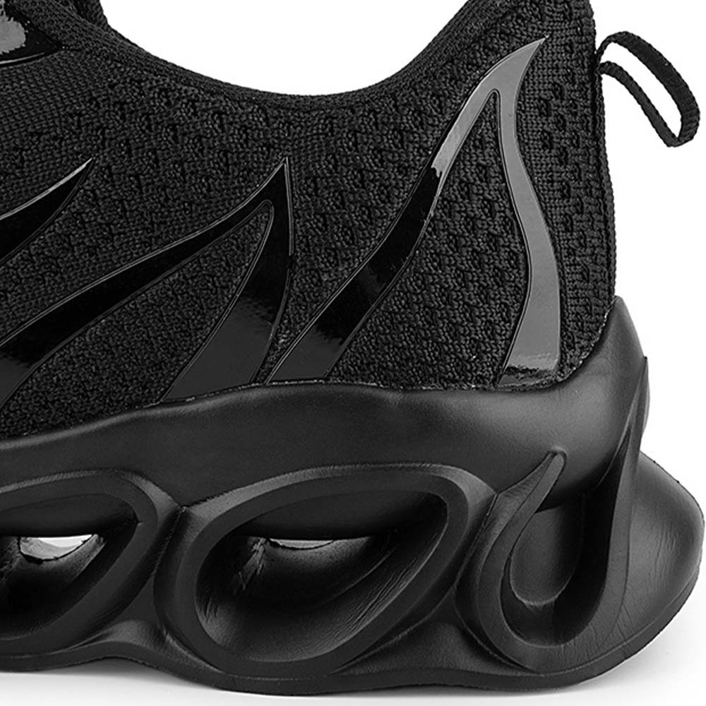Zapatillas de deporte con cordones de malla flameada transpirable para hombre
