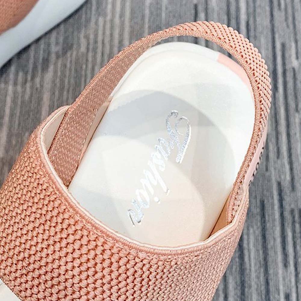 Sandalias deportivas cómodas con soporte plano para mujer