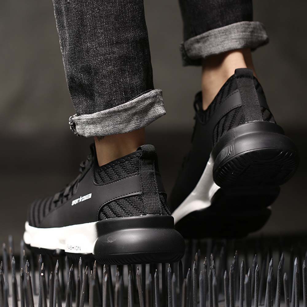 Hojanaranja Zapatos protectores cómodos, antipinchazos y transpirables