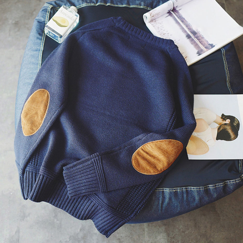 Glowtomato™ Men's winter thickened retro round neck pullover sweater