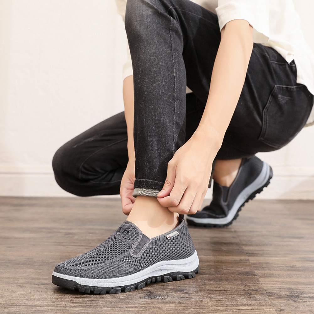 Zapatos para caminar informales, ligeros y transpirables para hombre