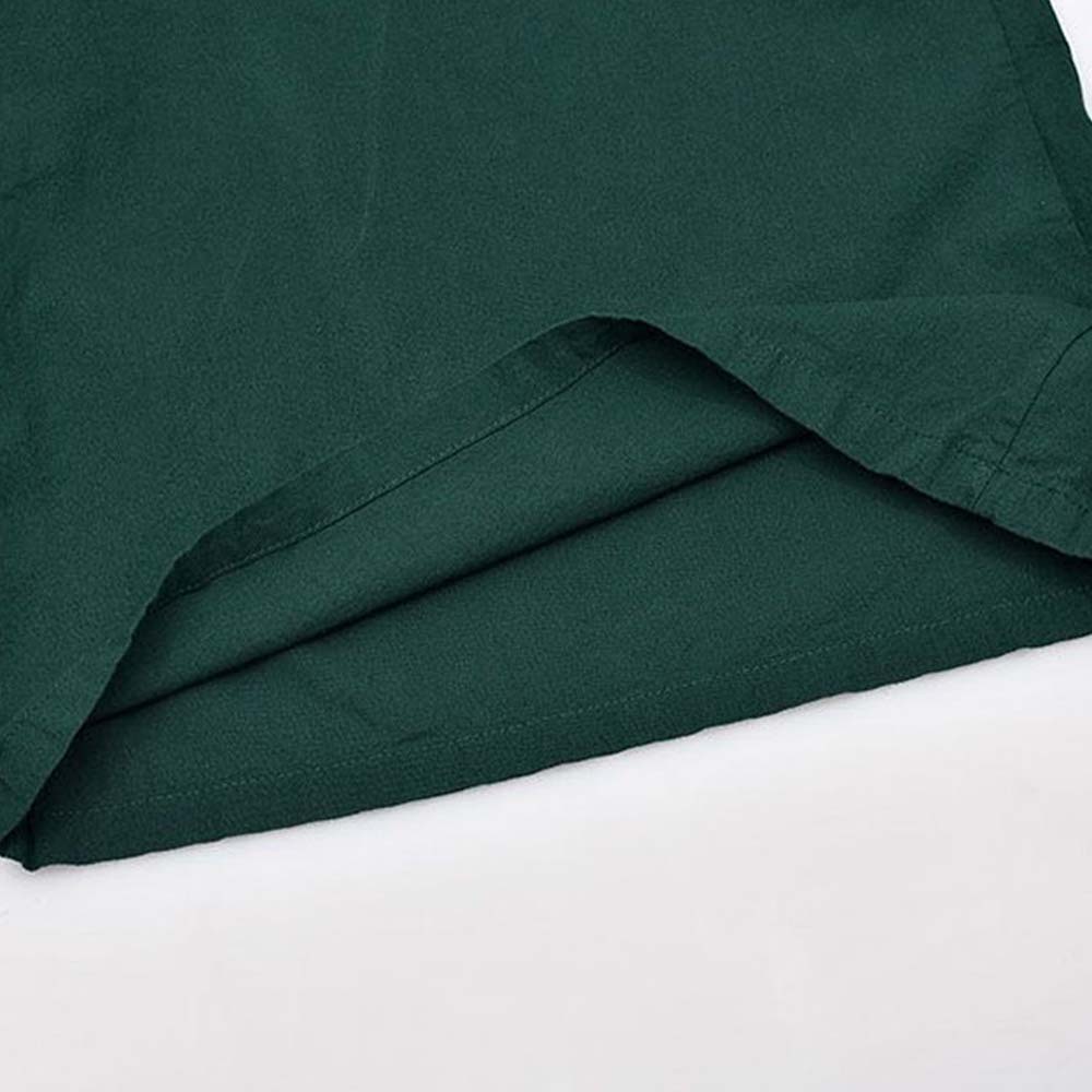 Pantalón ancho casual de algodón lavado para mujer