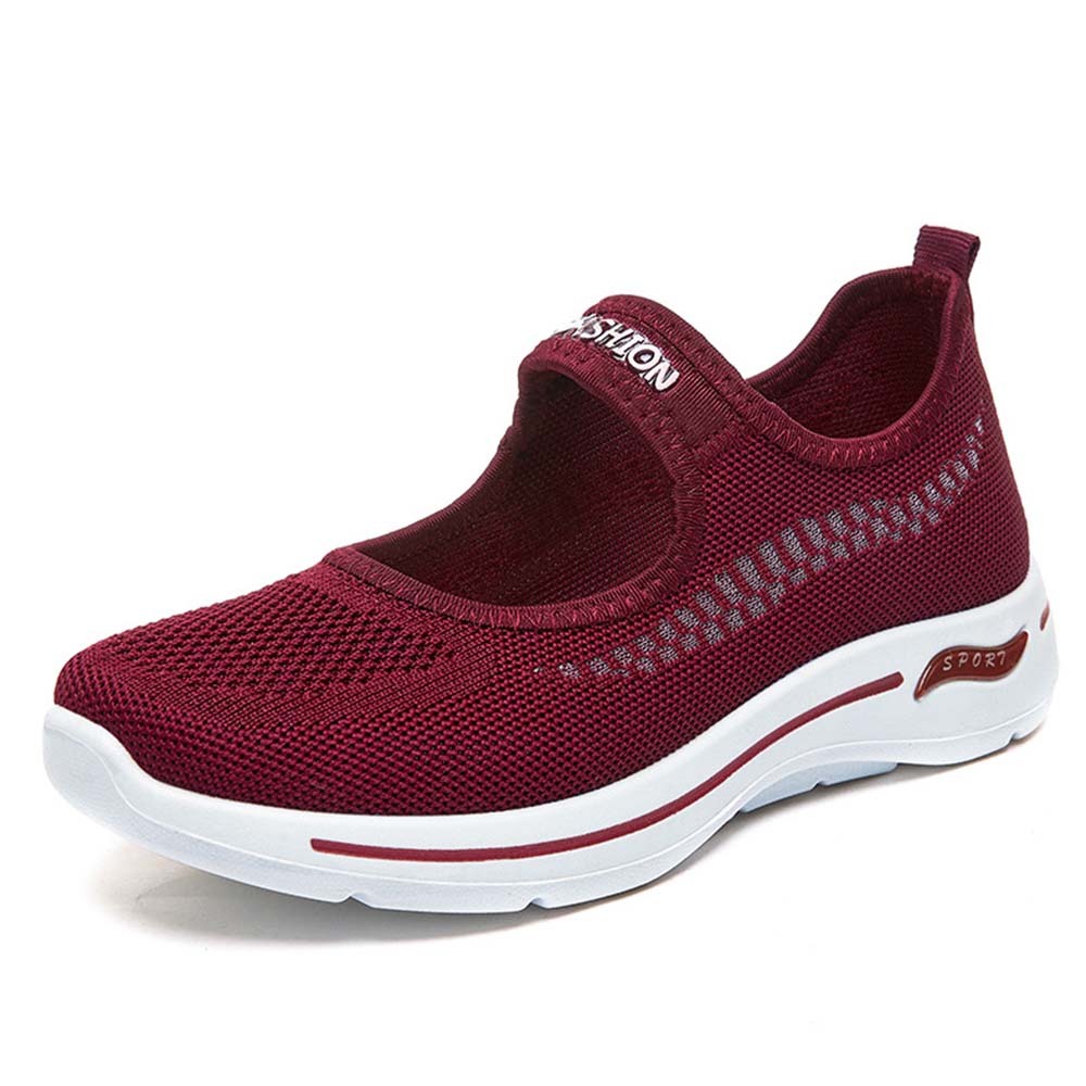 2024 New style soft sole woven breathable casual shoes for women