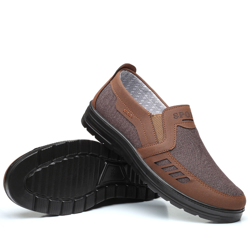 Olivoslindo Mocasines transpirables de moda para hombre, zapatos sin cordones