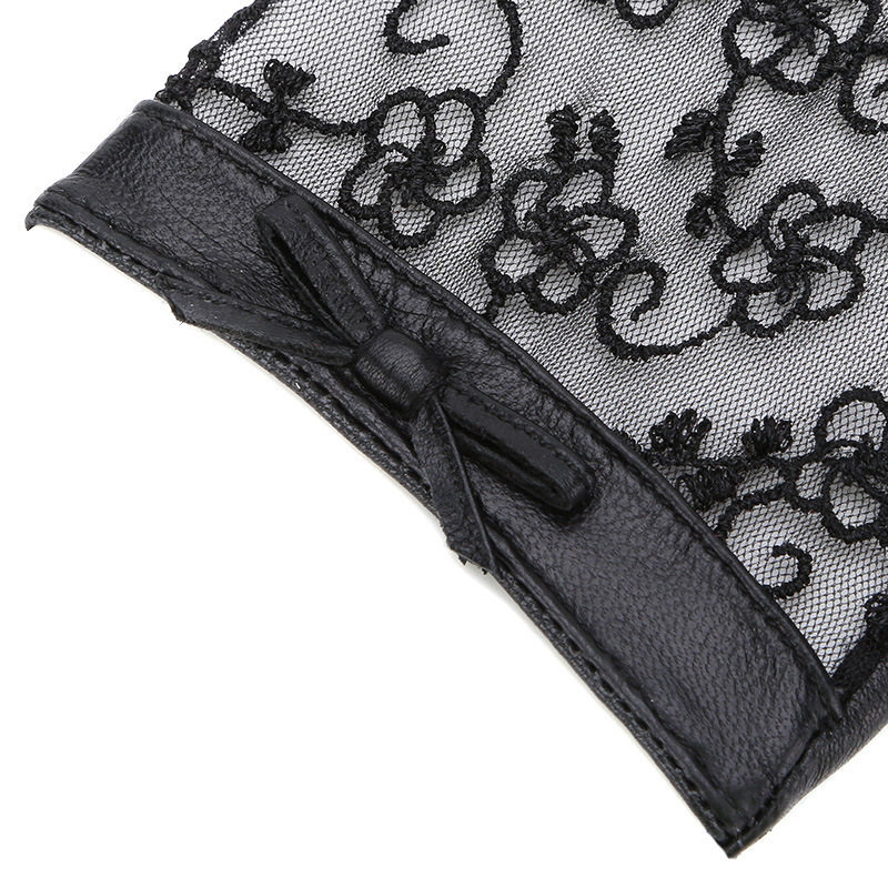 Nuevos guantes cortos de encaje de moda