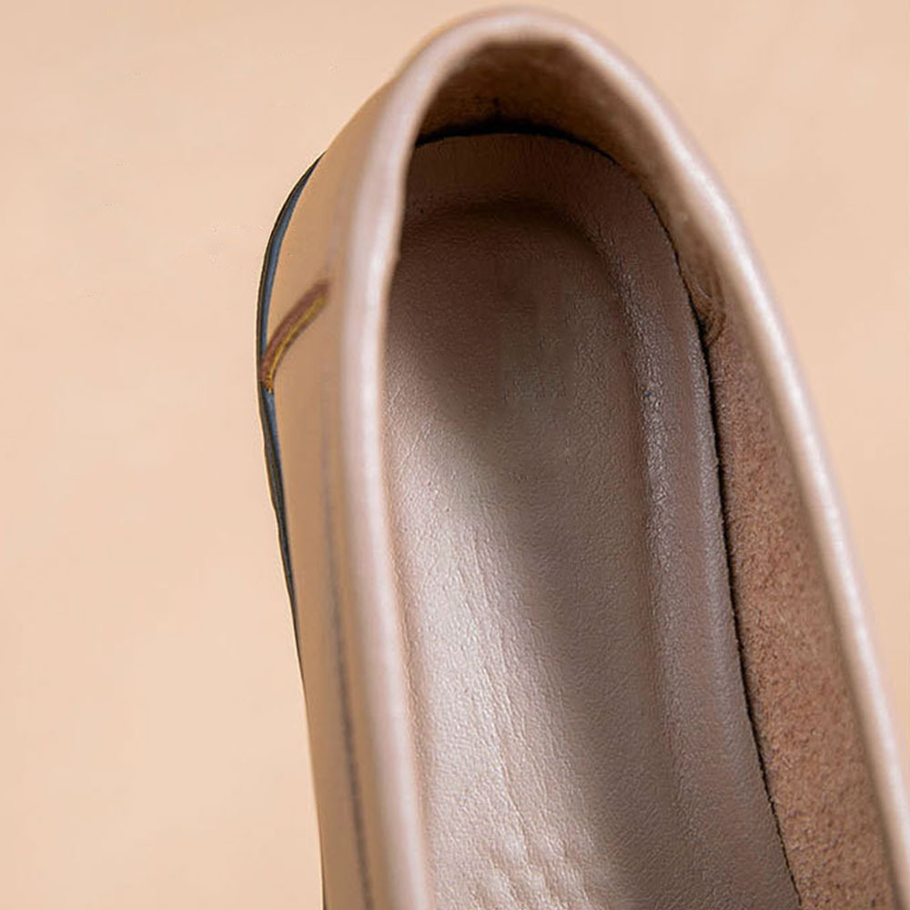 Spring and Autumn Women's Slip-On Leather Flat Loafers