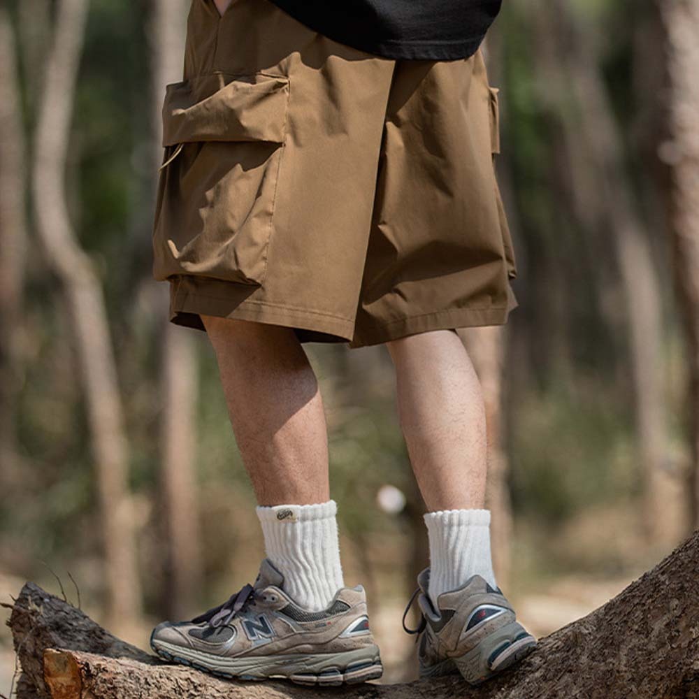 Smiledeer Men's outdoor casual loose sports cargo shorts
