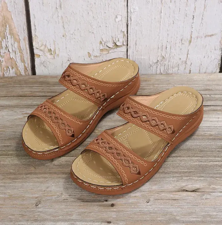 Olivoslindo Nuevas sandalias boca hueca de verano para mujer