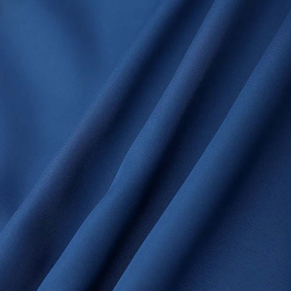 Camisa de gasa cómoda con mangas farol para mujer