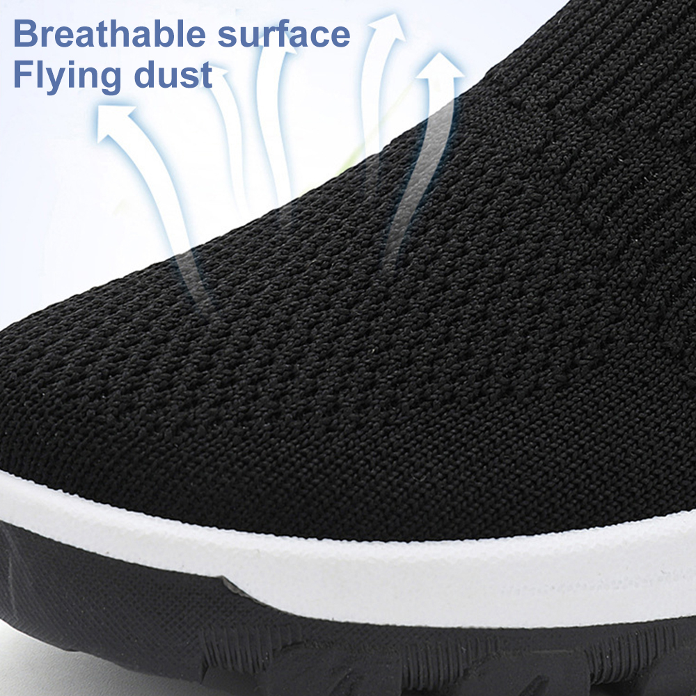 Olivoslindo Zapatos casuales transpirables tejidos con mosca nuevos de verano para hombres