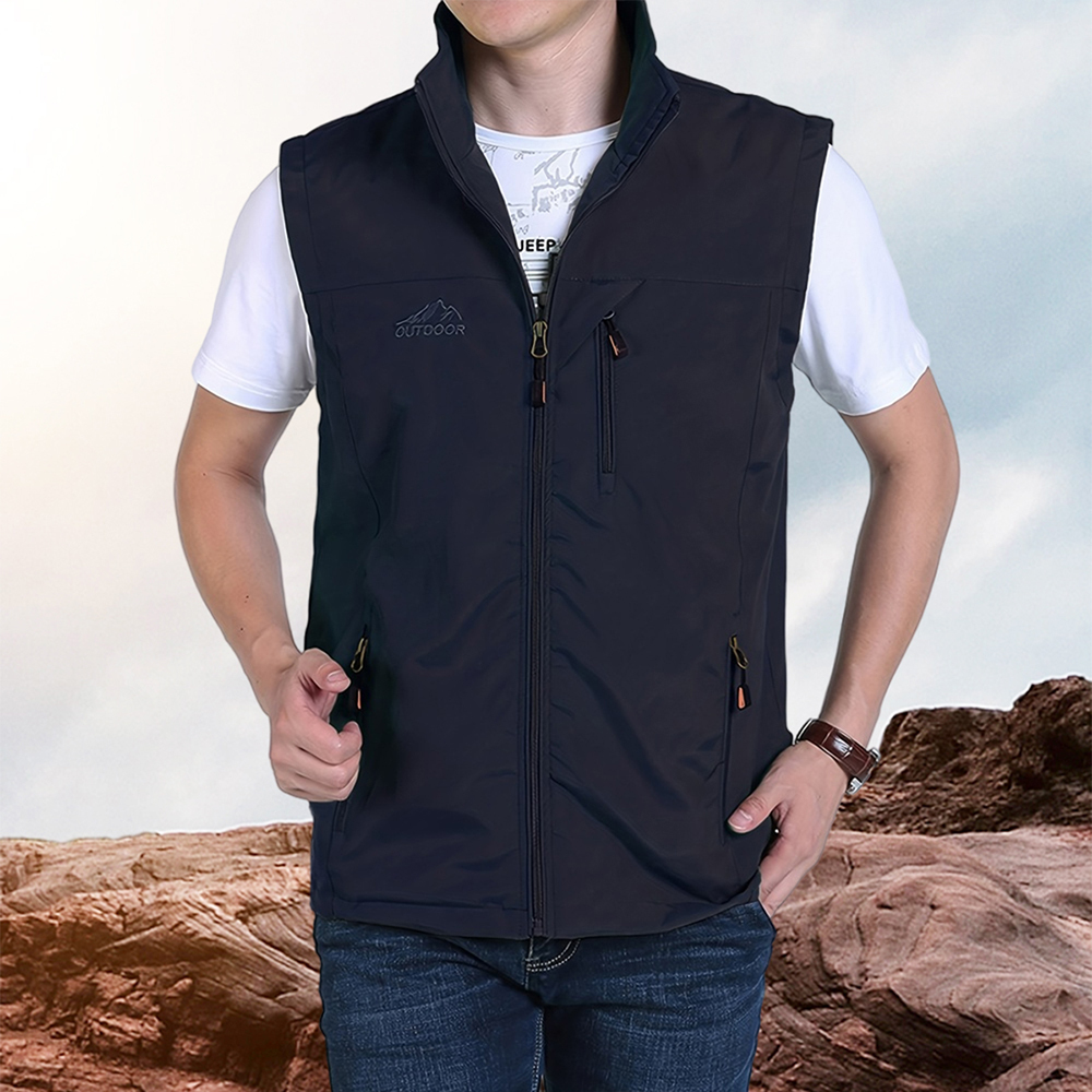 Olivoslindo Chaleco deportivo de ocio al aire libre para hombre