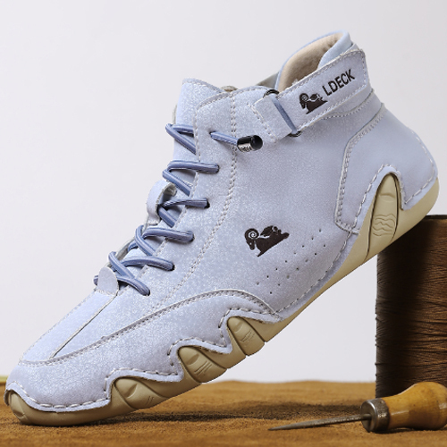 Smiledeer Stylish and comfortable suede lace-up boots