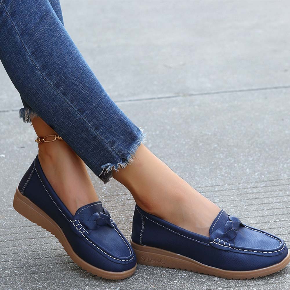 Zapatos casuales planos sin cordones de primavera 2024