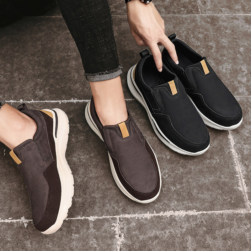 Comfortable and casual men's platform loafers