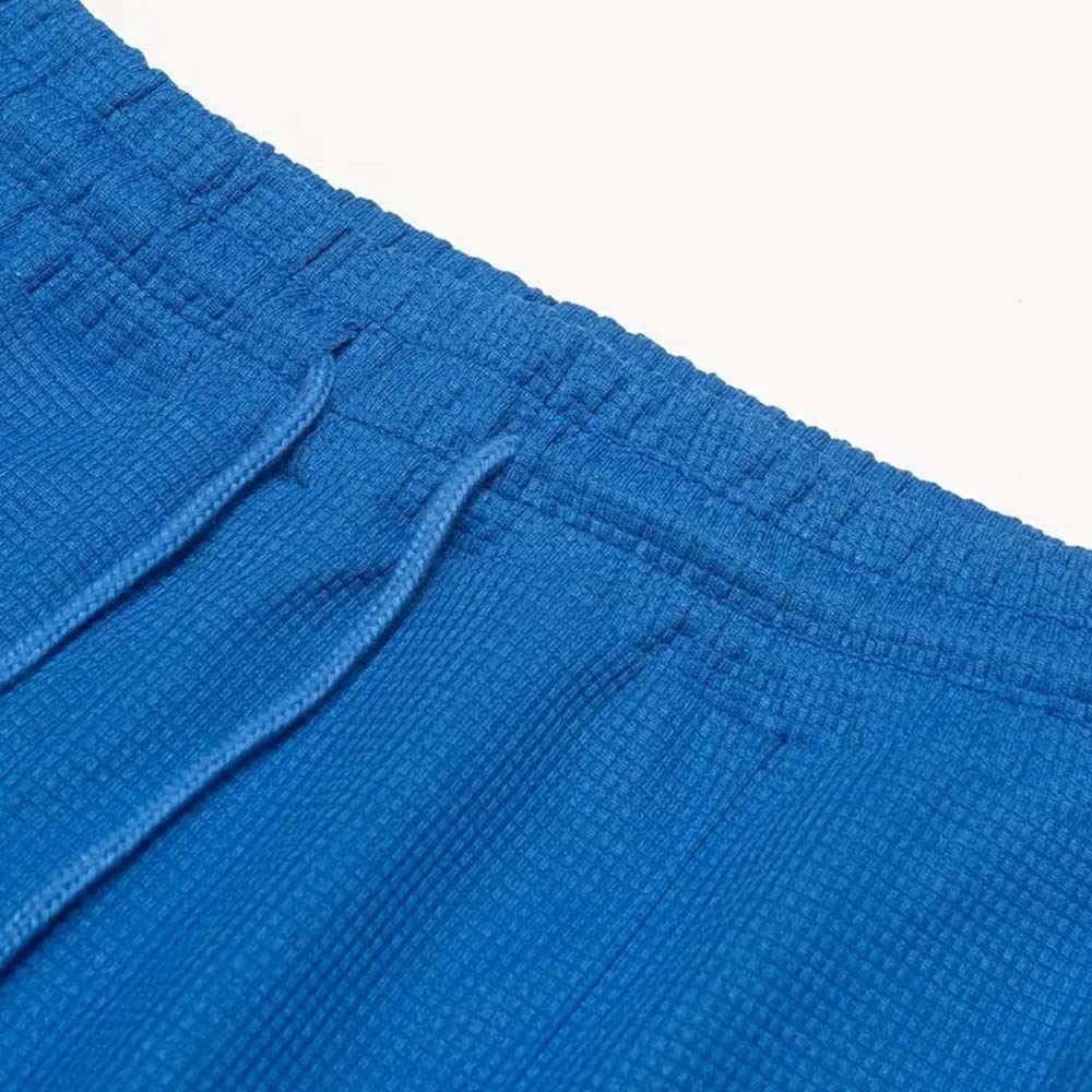 2024 nuevos pantalones de jogging de pie pequeño a cuadros tipo gofre para hombres