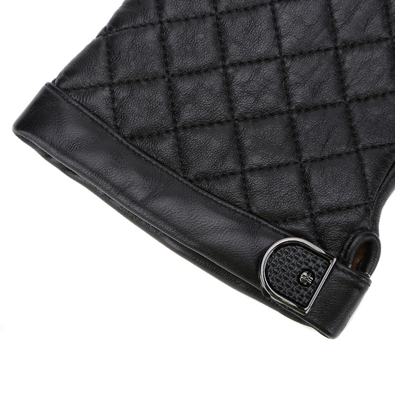 Guantes de PU de rombos cálidos simples