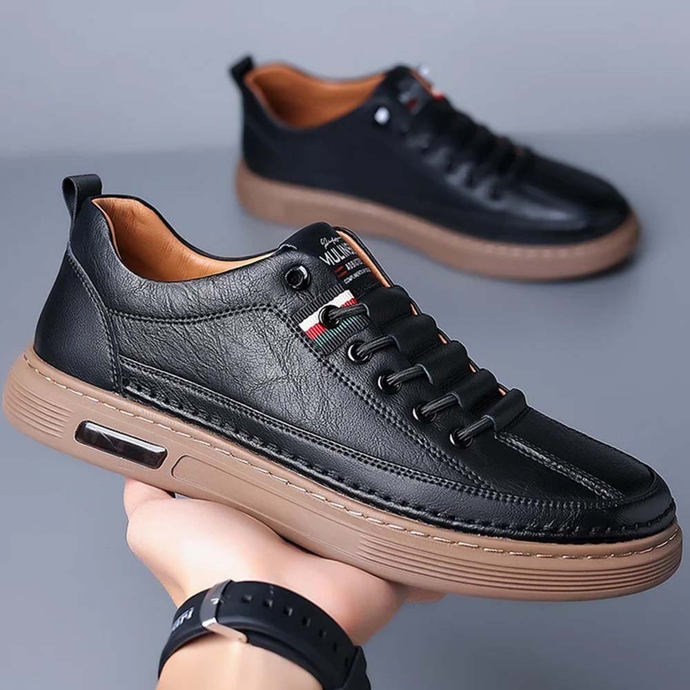 Men's Breathable Leather Casual Shoes