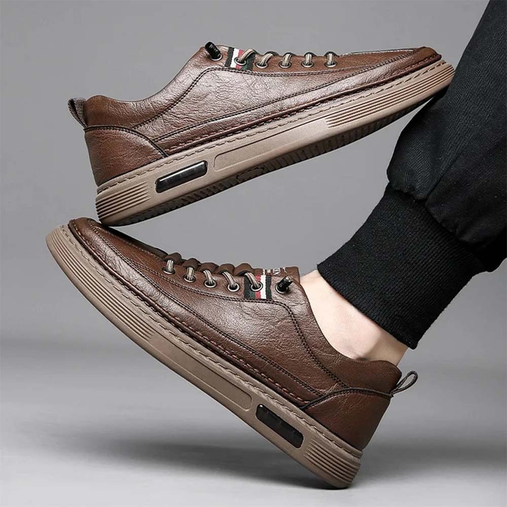 Men's Breathable Leather Casual Shoes