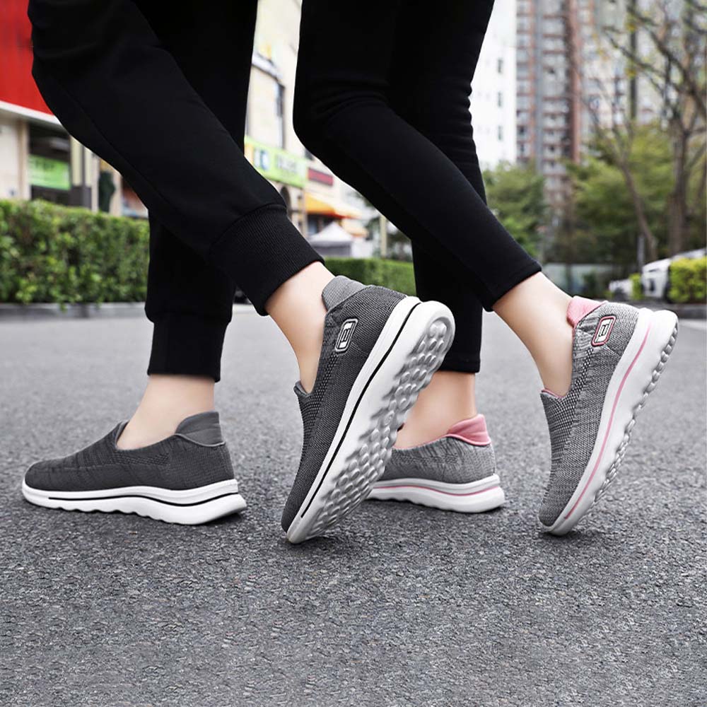 2024 zapatos para caminar de suela blanda para hombres y mujeres