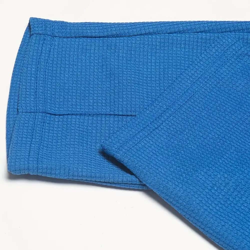 2024 nuevos pantalones de jogging de pie pequeño a cuadros tipo gofre para hombres