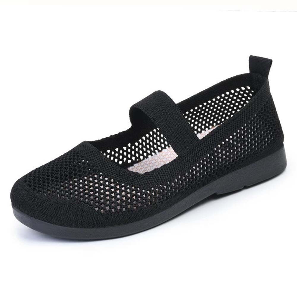 Spring and Autumn Women's Hollow Fly Knit Slip-on Casual Shoes