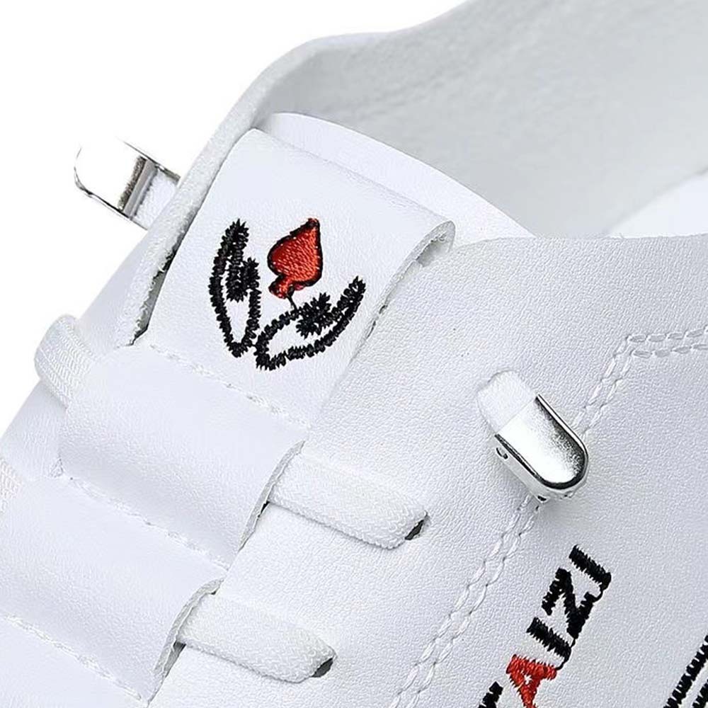 Zapatos casuales de cuero con suela blanda y estilo para hombre