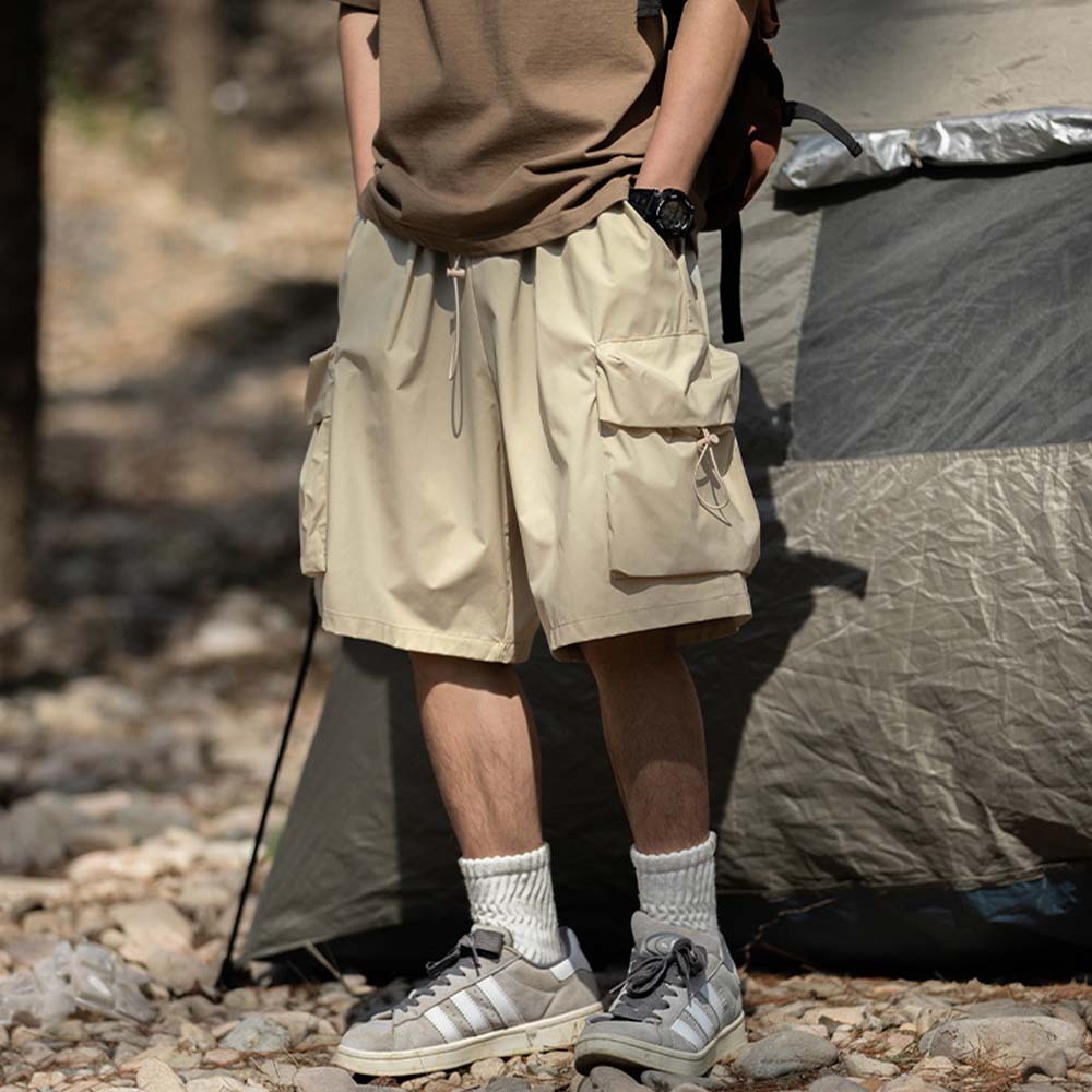Smiledeer Men's outdoor casual loose sports cargo shorts