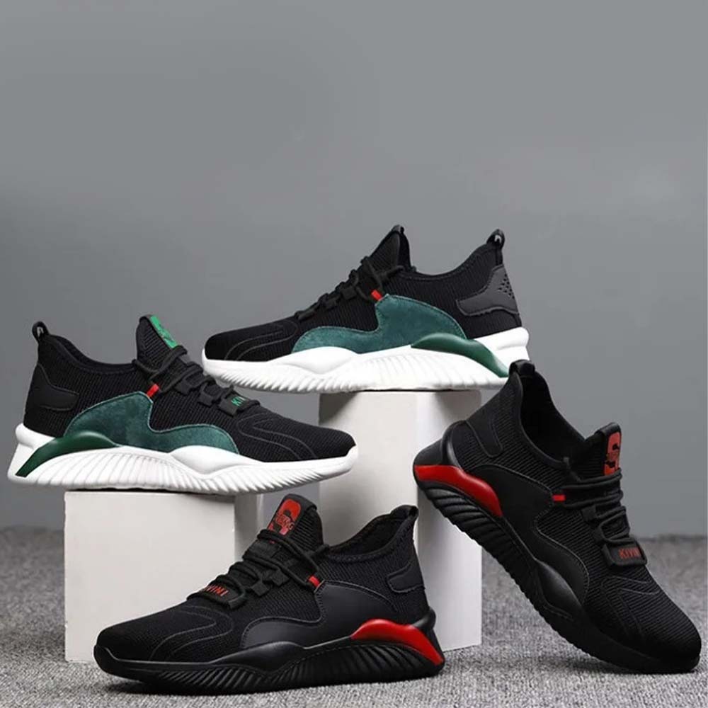 Hojanaranja Nuevos zapatos de seguridad para el trabajo transpirables antigolpes.