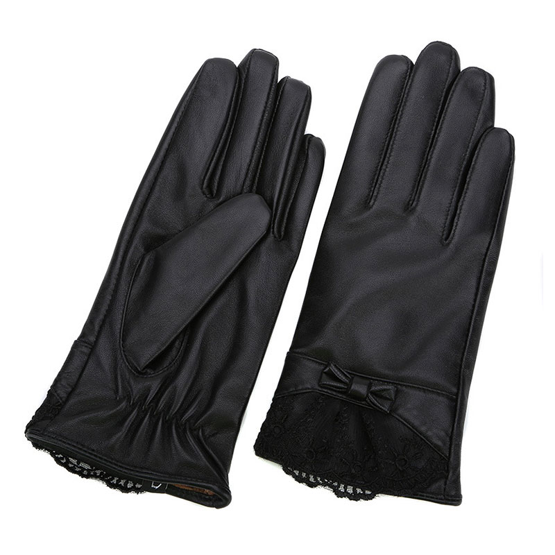 Nuevos guantes PU con lazo