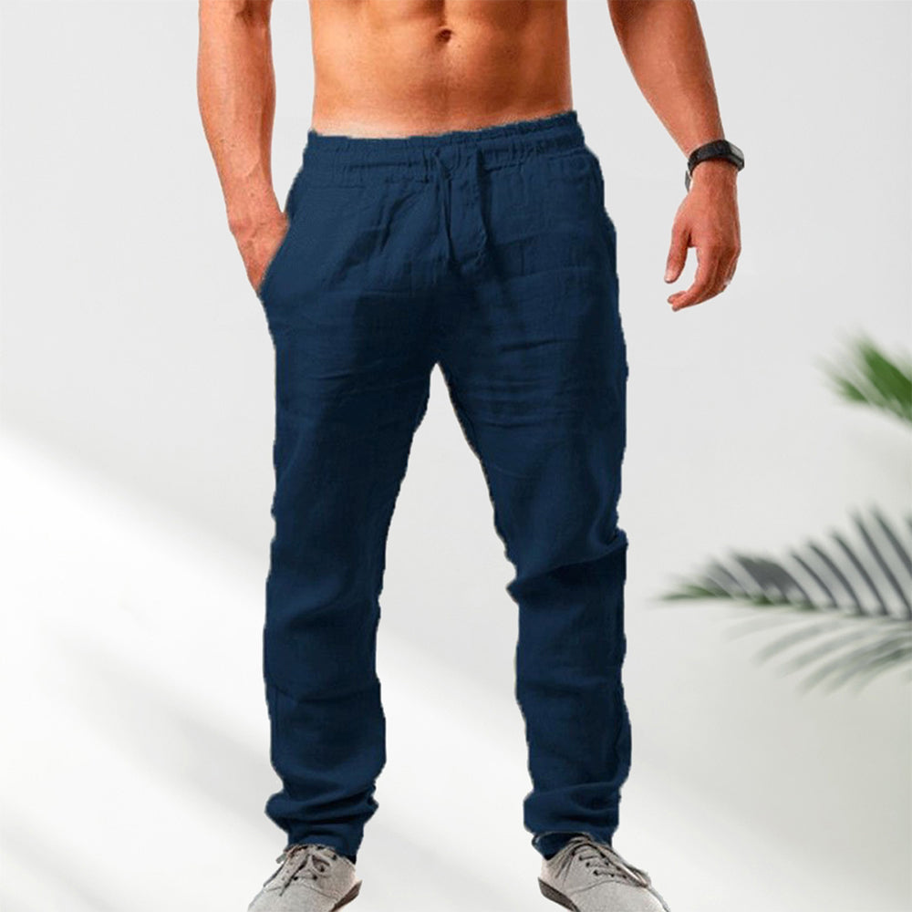 Olivoslindo Pantalón recto holgado hombre