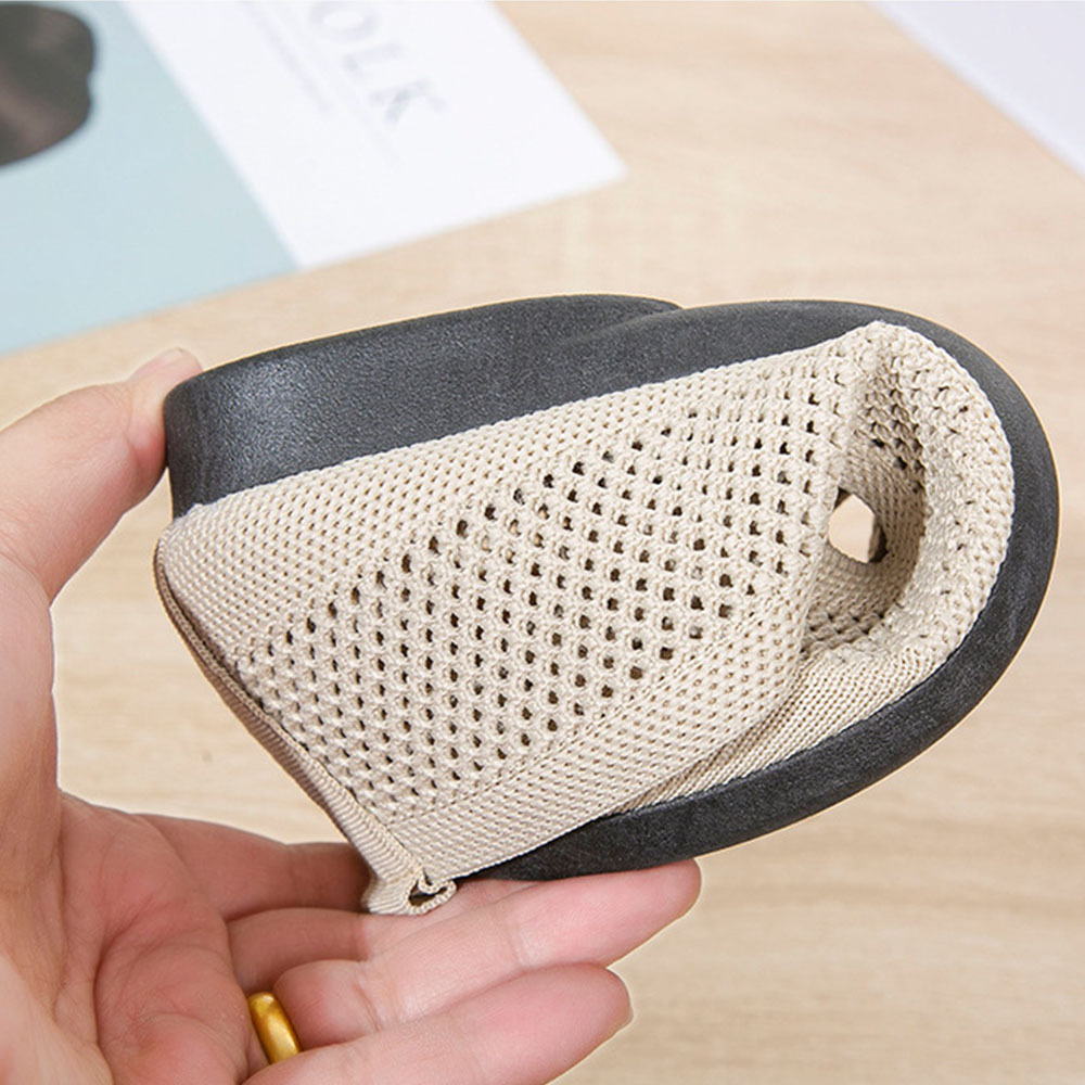 Spring and Autumn Women's Hollow Fly Knit Slip-on Casual Shoes