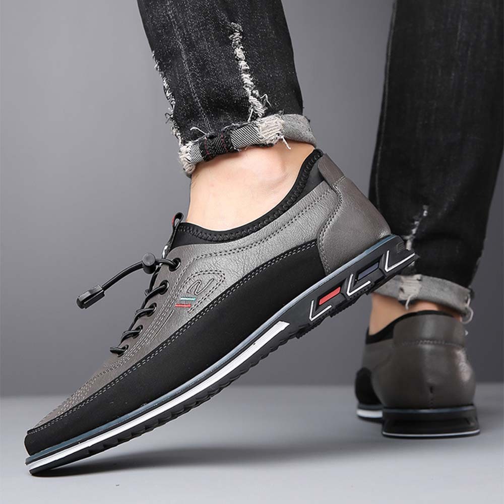 Classic fashion men's leather casual shoes