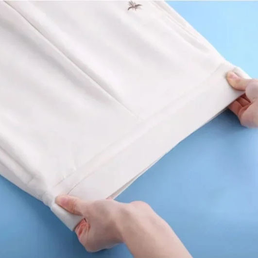 Pantalones casuales de cintura alta sueltos y cómodos para mujer