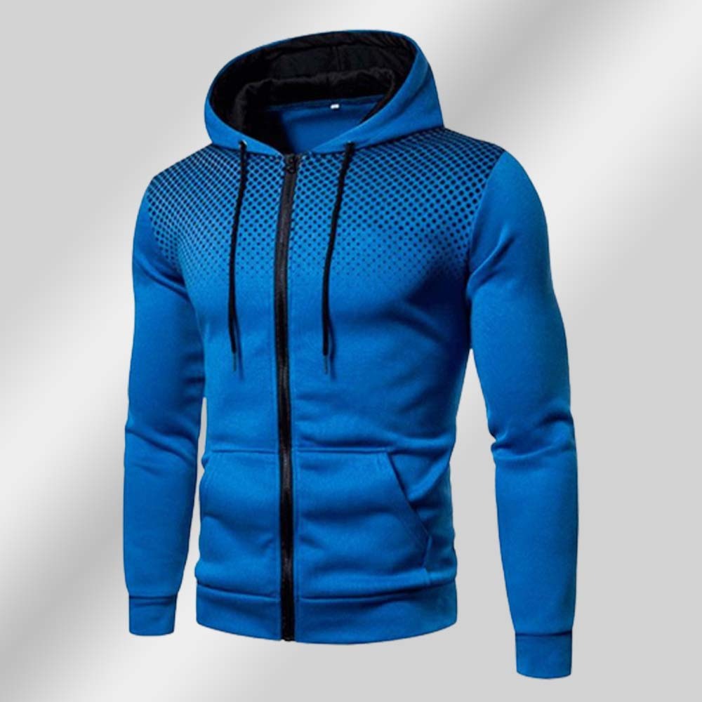 Olivoslindo Sudadera deportiva informal con capucha para hombre