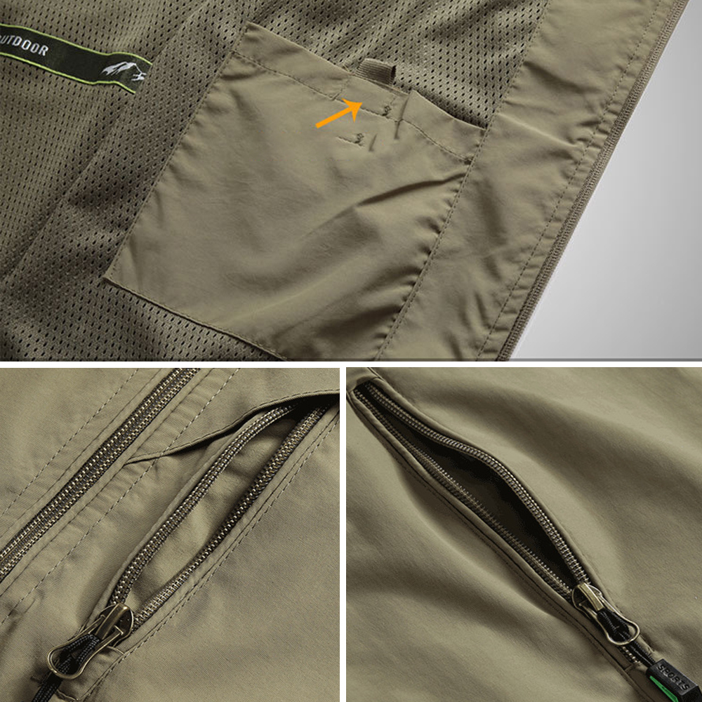 Olivoslindo Chaleco deportivo de ocio al aire libre para hombre